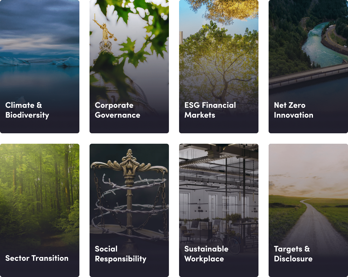 Sustainability Categories 